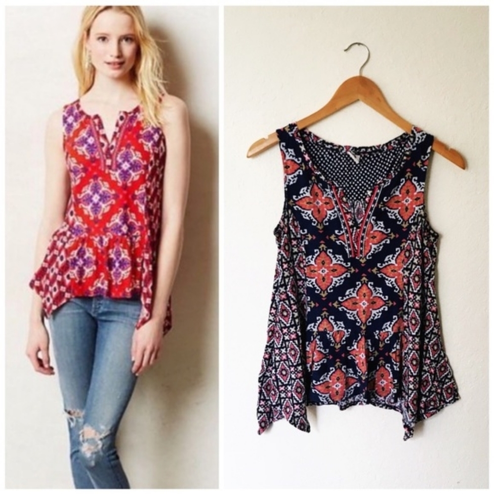 Anthropologie Akemi + Kin Galapa Split Tank